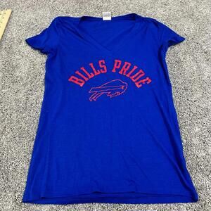 Victoria’s Secret PINK x NFL Buffalo Bills Women’s V Neck T Shirt size Medium